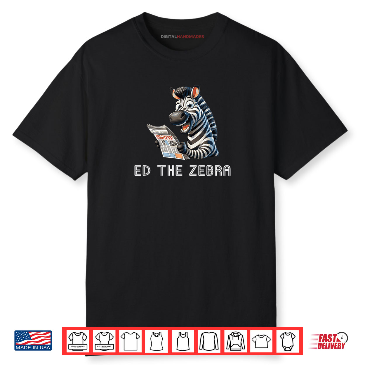 Ed The Zebra Funny Meme TN Shirt