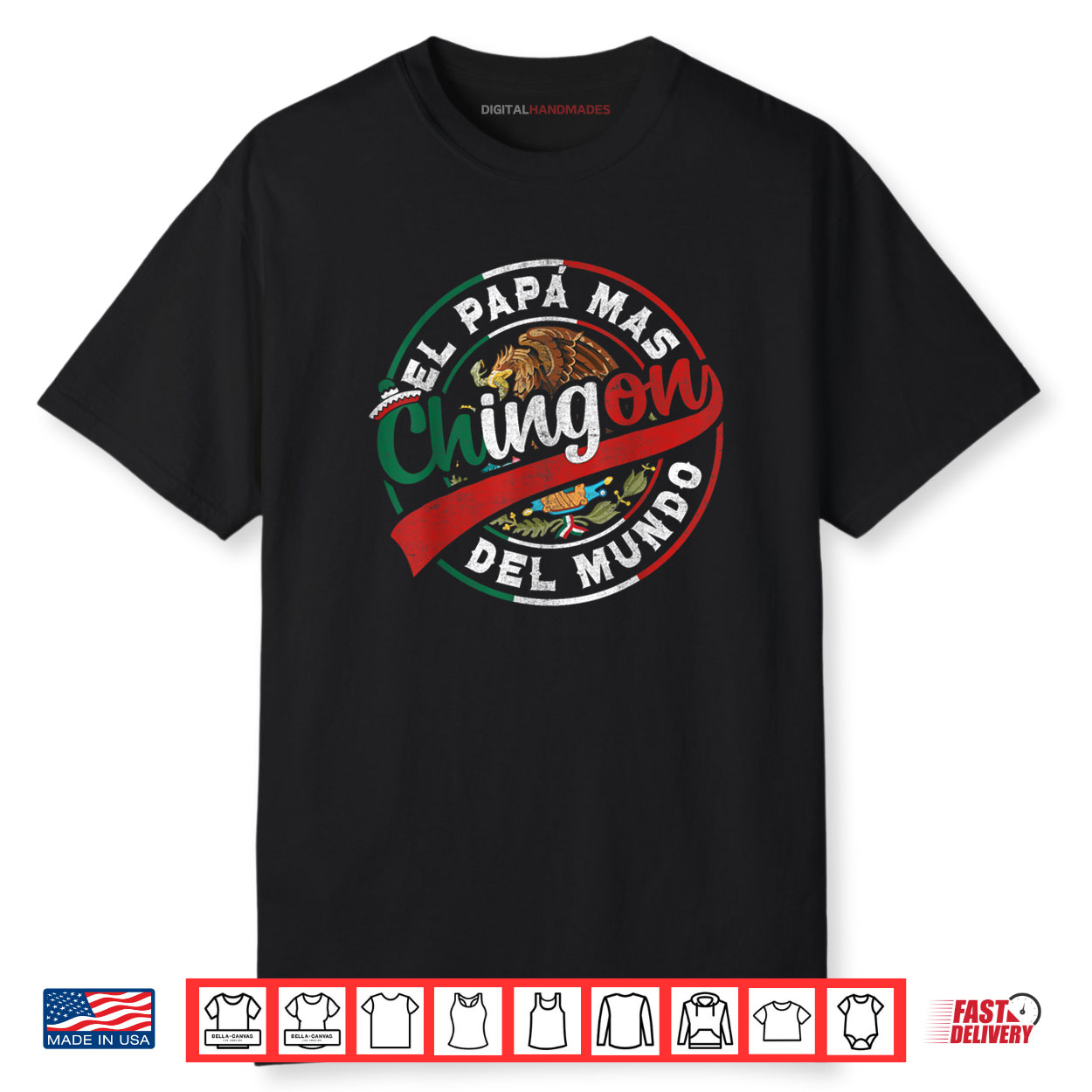 El Papa Mas Chingon Dia Del Padre Mexican Dad Father’s Day Shirt El Papa Mas Chingon Dia Del Padre Mexican Dad Father’s Day Shirt