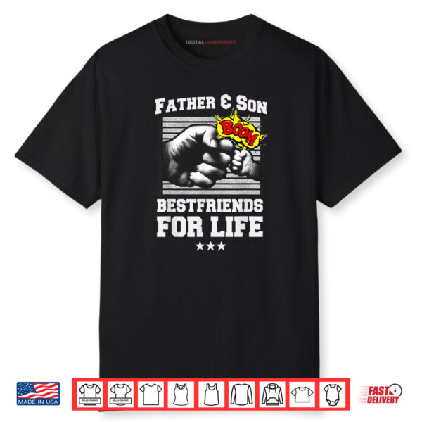 Father Son Fist Bump Friends Dad Father’s Day Family Shirt
