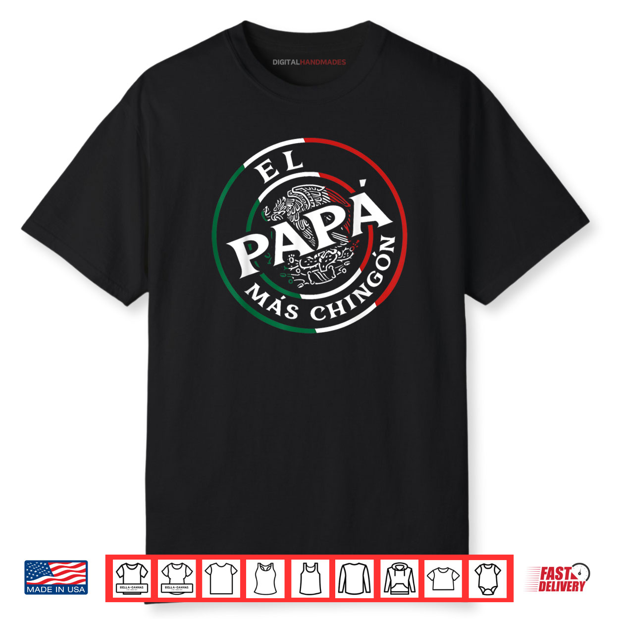 Father’s Day El Papa Mas Chingon Funny Mexican Dad Spanish Shirt Father’s Day El Papa Mas Chingon Funny Mexican Dad Spanish Shirt