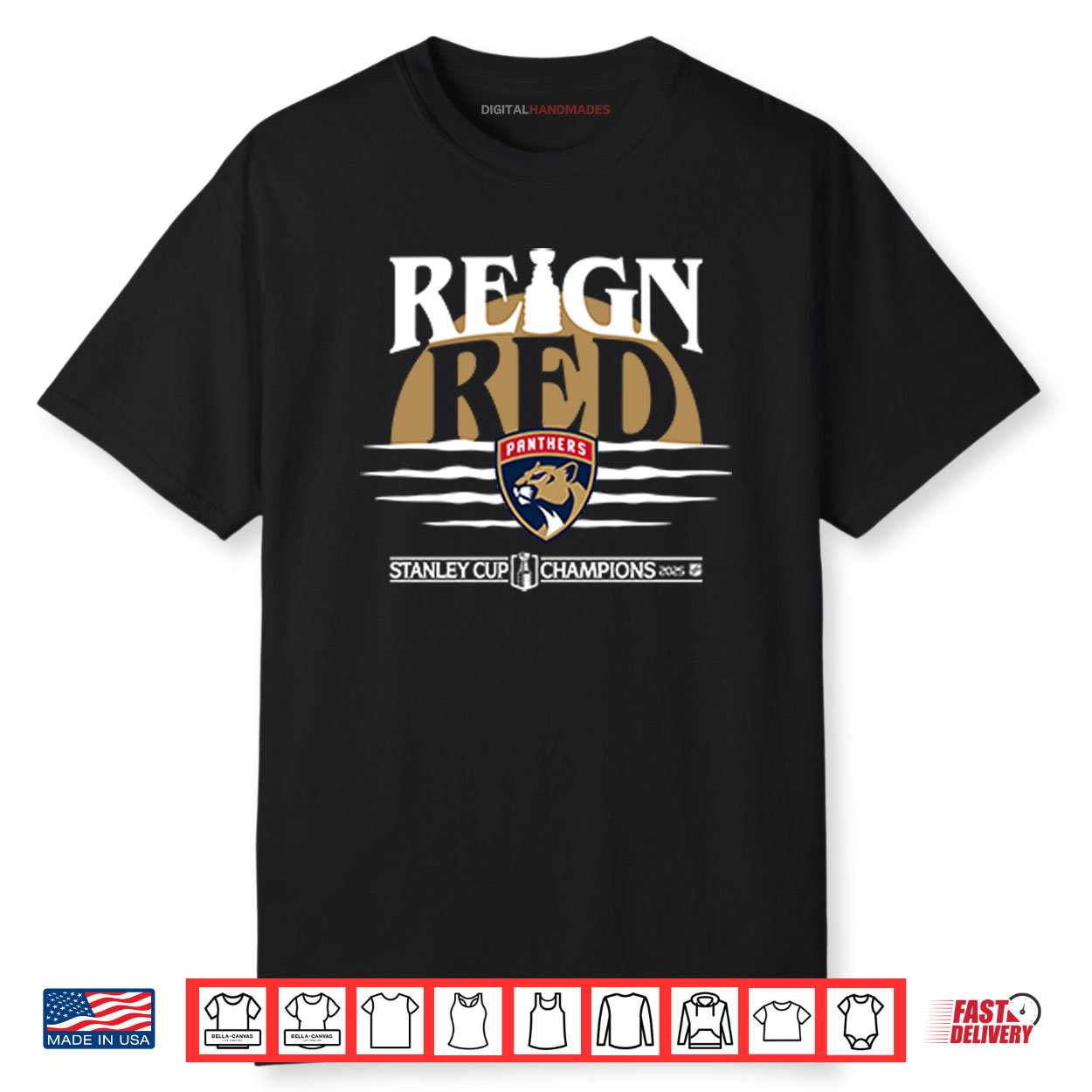 Florida Panthers Fanatics 2025 Stanley Cup Champions Hometown DNA Shirt