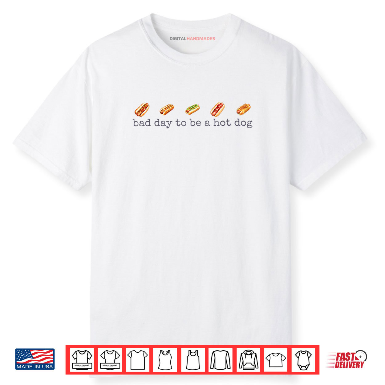 Funny 4th Of July Independence Day Bad Day To Be A Hotdog Shirt