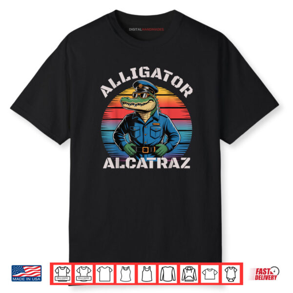 Funny Alligator Alcatraz Florida Everglades Prison Shirt