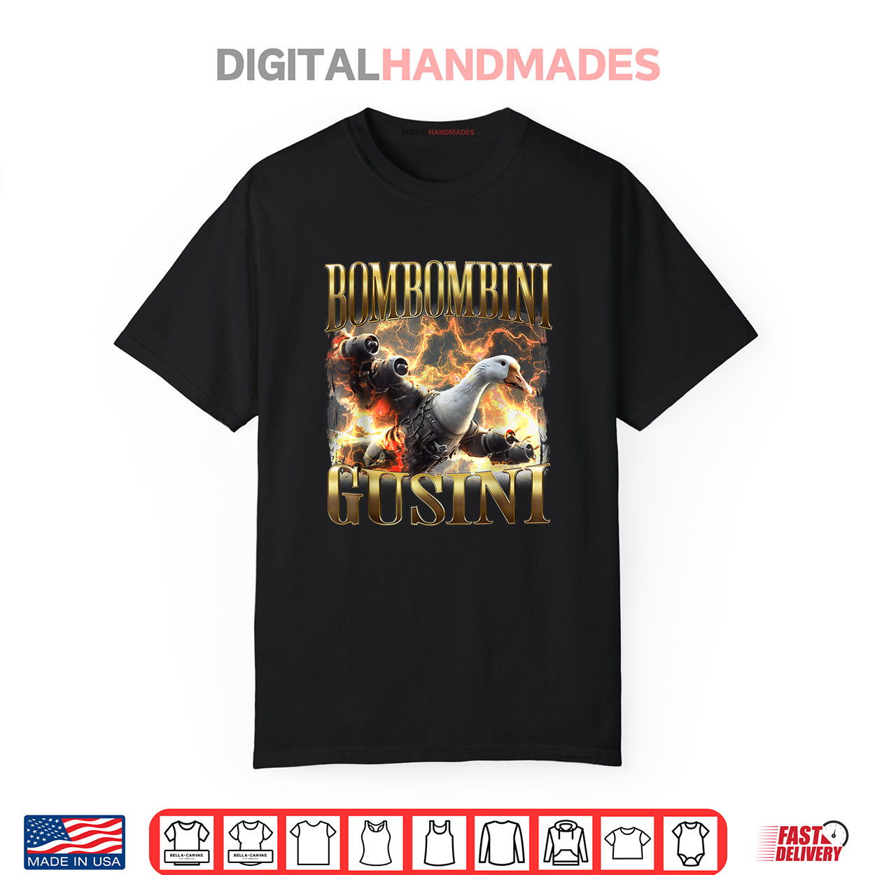 Funny Bombombini Guzzini Italian Brainrot Meme Shirt