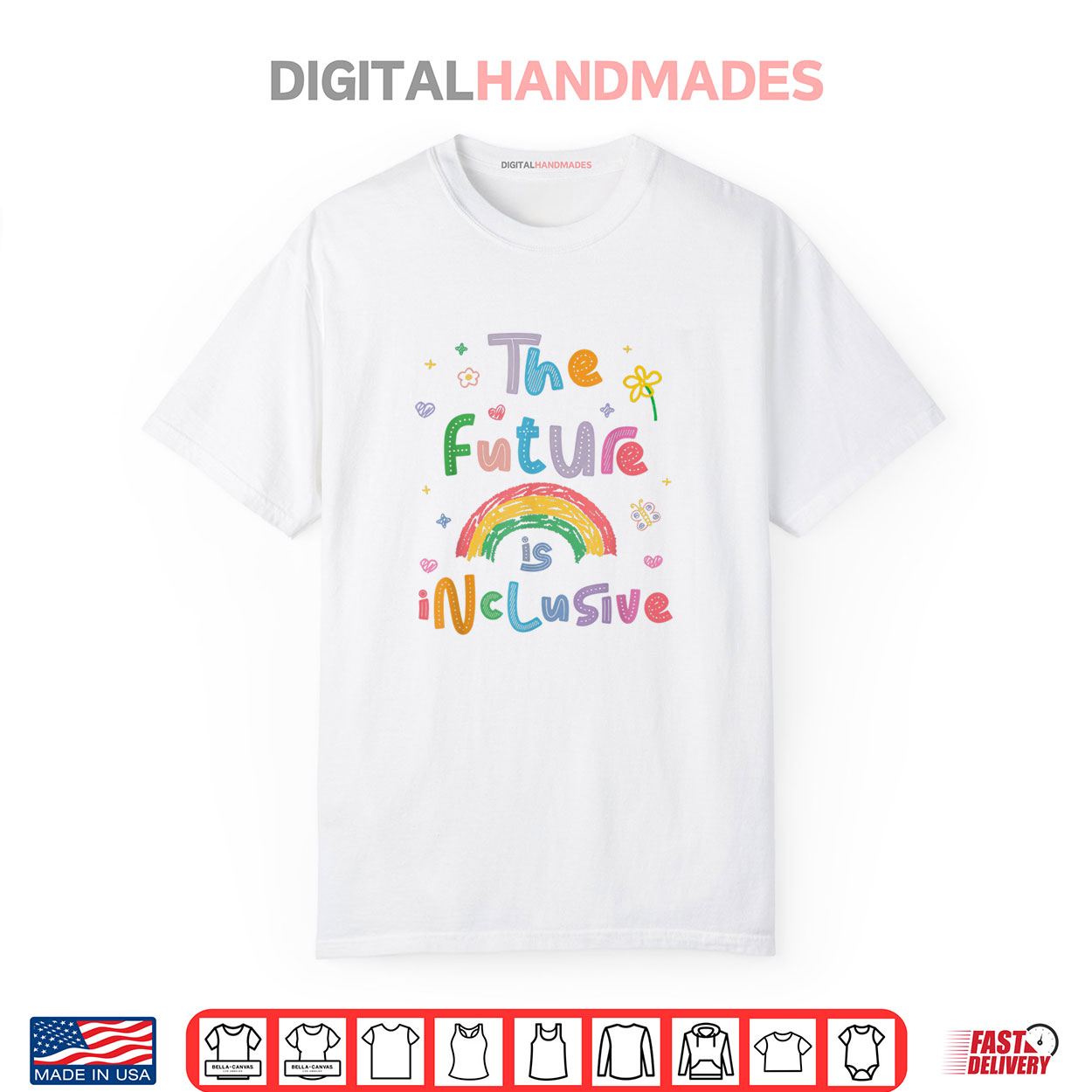 Future is Inclusive Rainbow Pride Toddler LGBTQ+ Shirt Future is Inclusive Rainbow Pride Toddler LGBTQ+ Shirt