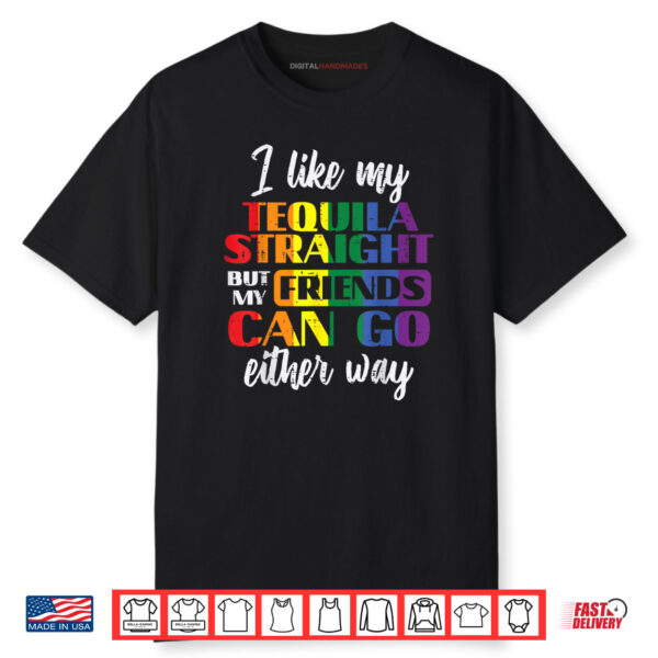 Gay Pride Month Straight Friend LGBTQ Ally Rainbow Shirt