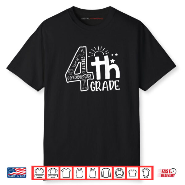 Hello 4th Grade Teacher Team Fourth Grade Shirt