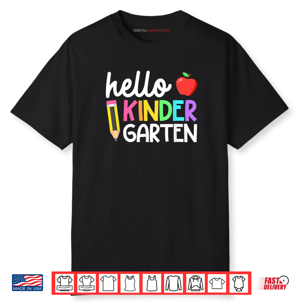 Hello Kindergarten Team Kinder Back to School Shirt Hello Kindergarten Team Kinder Back to School Shirt