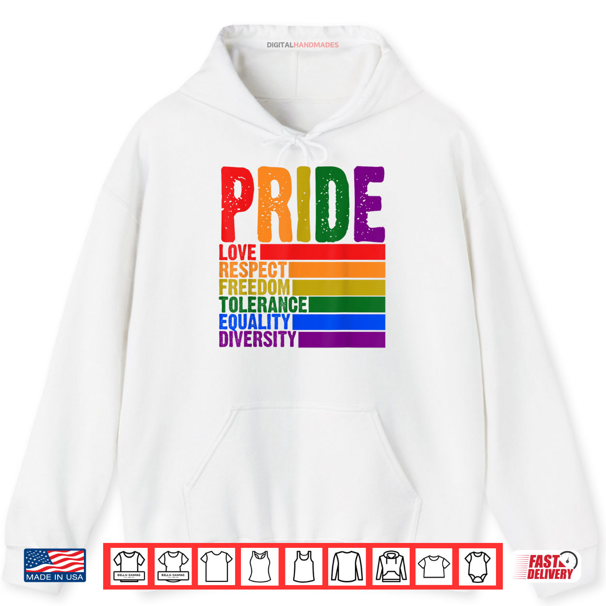 2025 Gay Pride Month Love Respect Freedom LGBTQ Rainbow Shirt 2025 Gay Pride Month Love Respect Freedom LGBTQ Rainbow Shirt