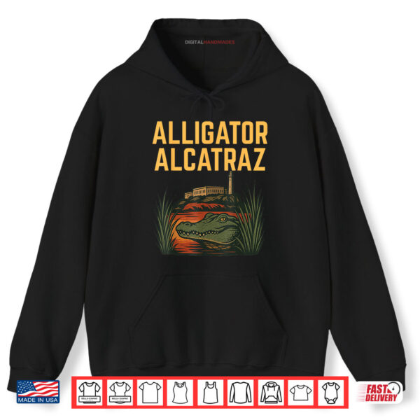 Hoodie Alligator Alcatraz Shirt digitalhandmades 1