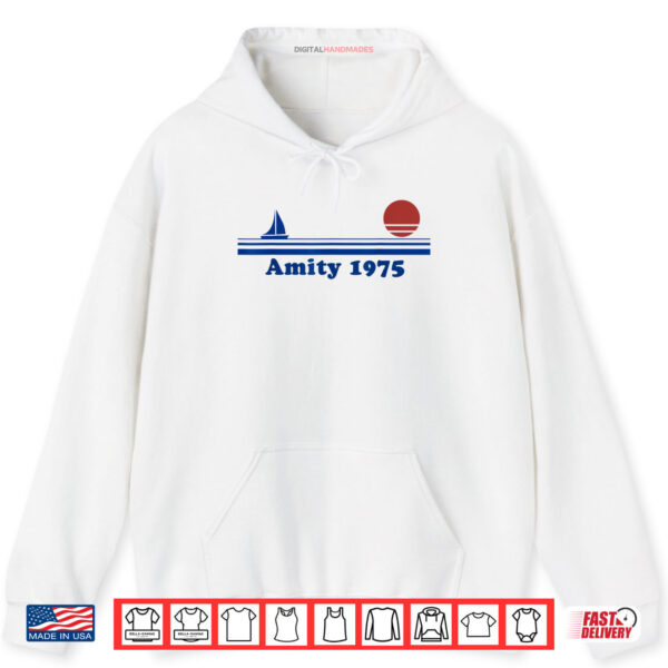 Amity 1975 Sunset Sailboat Sunrise Summer Ocean Vacation Shirt 2 Hoodie Amity 1975 Sunset Sailboat Sunrise Summer Ocean Vacation Shirt digitalhandmades 1