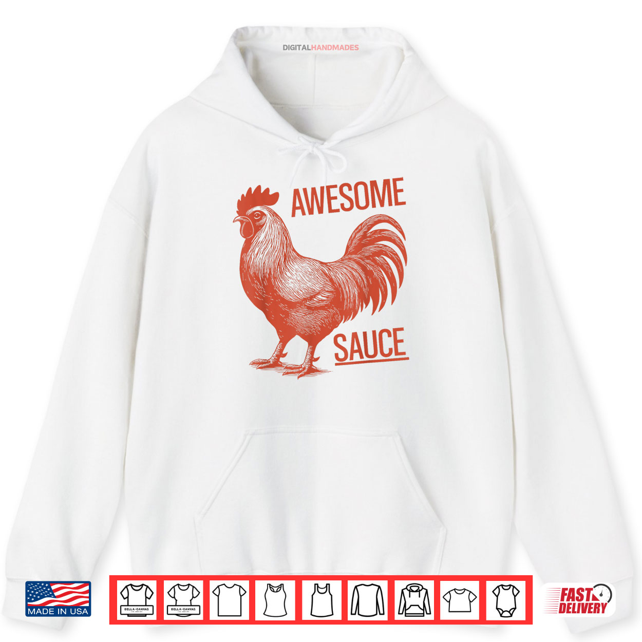Awesome Sauce Rooster Shirt Awesome Sauce Rooster Shirt