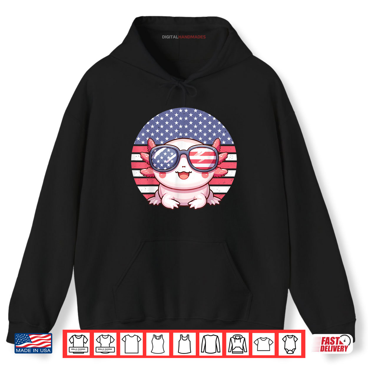 Axolotl American Flag 4th of July Axolotl Shirt Axolotl American Flag 4th of July Axolotl Shirt