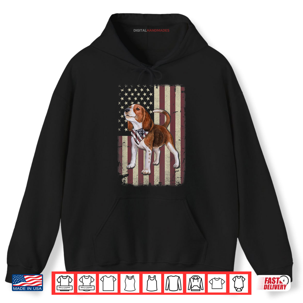 Beagle American Flag Bandana Patriotic 4th Of July Shirt Beagle American Flag Bandana Patriotic 4th Of July Shirt
