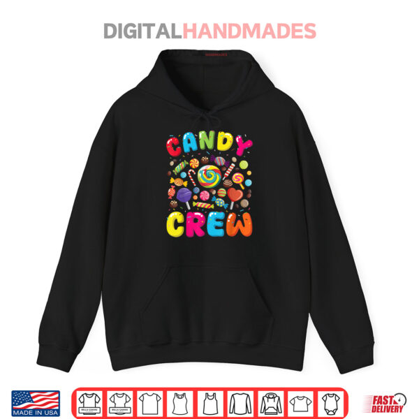 Hoodie Candy Crew Sweetie Candy Squad Halloween Costume Shirt