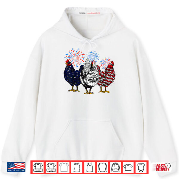 Chicken USA Flag Chick Patriotic Chicken Lover 4th Of July Shirt 2 Hoodie Chicken USA Flag Chick Patriotic Chicken Lover 4th Of July Shirt digitalhandmades