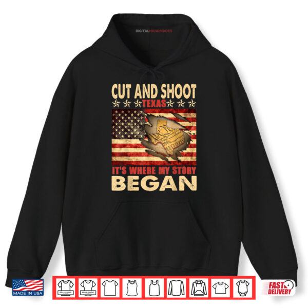 Cut And Shoot Texas USA Flag 4th Of July Shirt 2 Hoodie Cut And Shoot Texas USA Flag 4th Of July Shirt