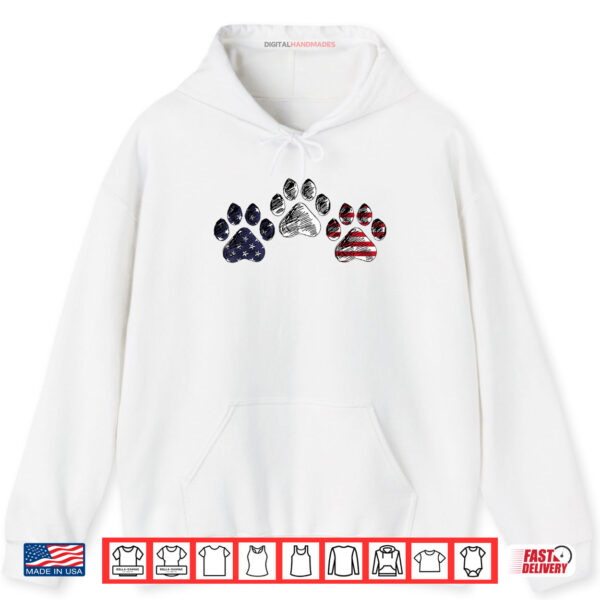 Hoodie Dog Mom 4th Of July Shirt