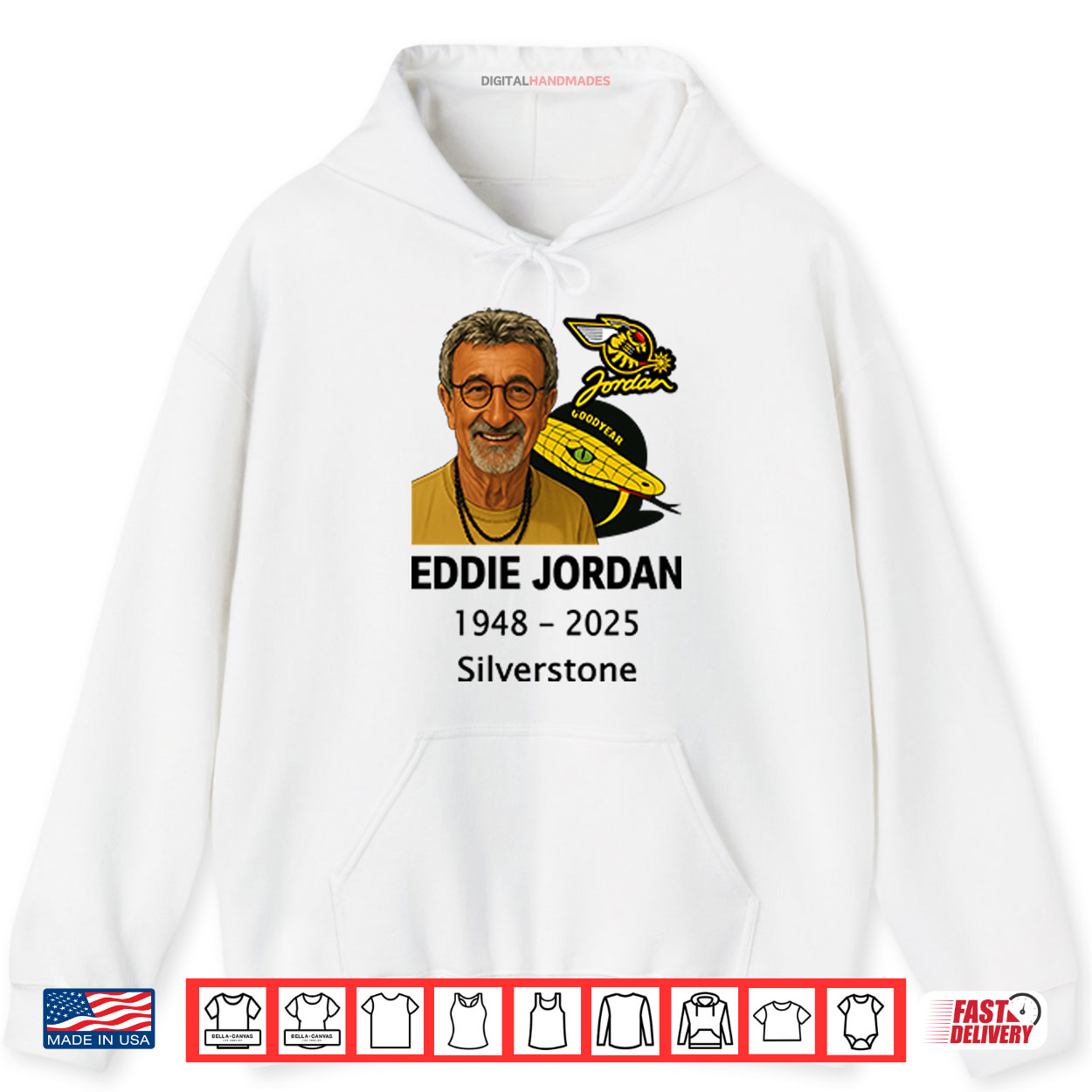 Eddie Jordan Silverstone F1 2025 Shirt Eddie Jordan Silverstone F1 2025 Shirt