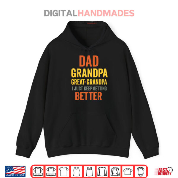 Hoodie Funny Great Grandpa for Fathers Day Shirt