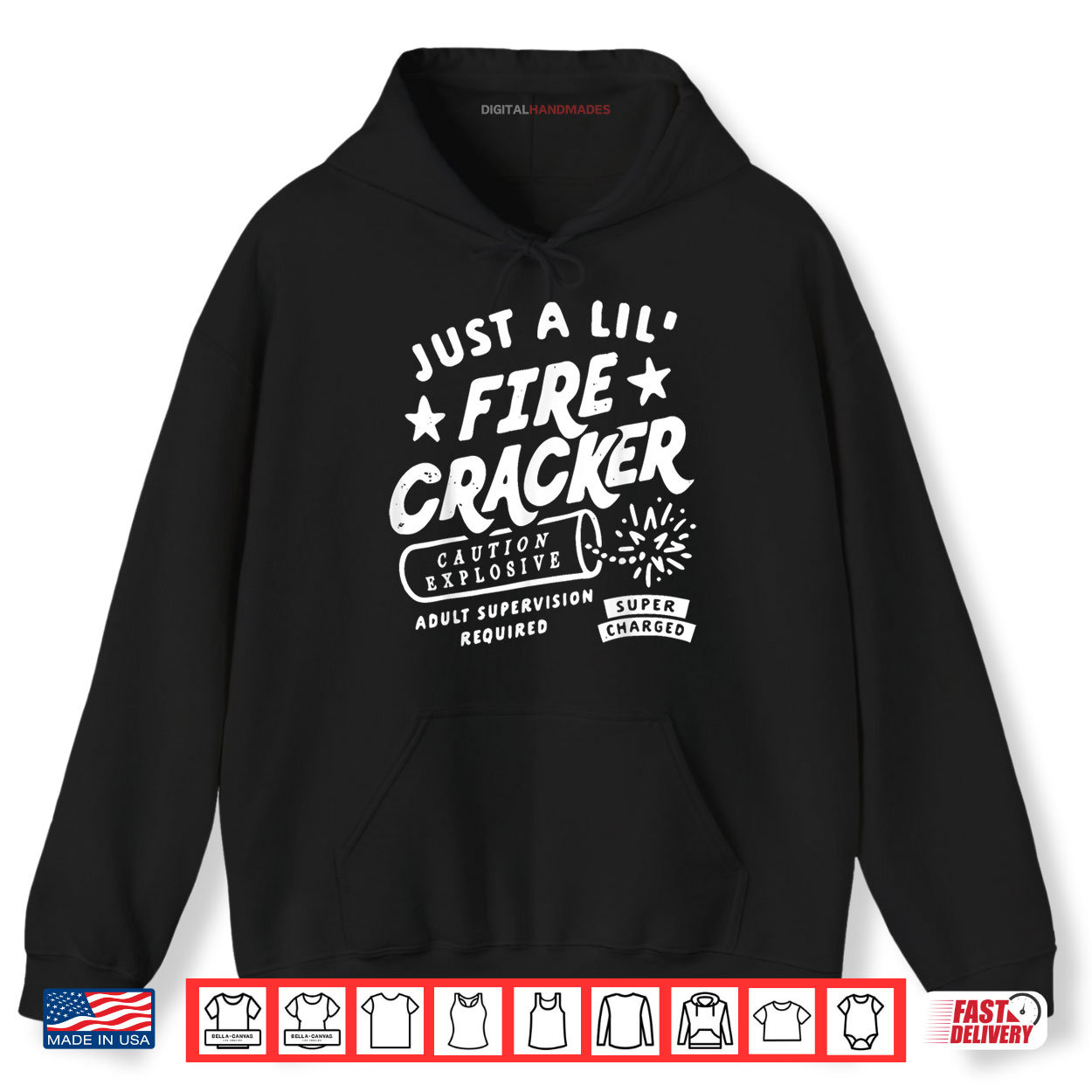 Funny Just A Lil’ Firecracker Cute Toddler Youth 4th of July Shirt Funny Just A Lil’ Firecracker Cute Toddler Youth 4th of July Shirt