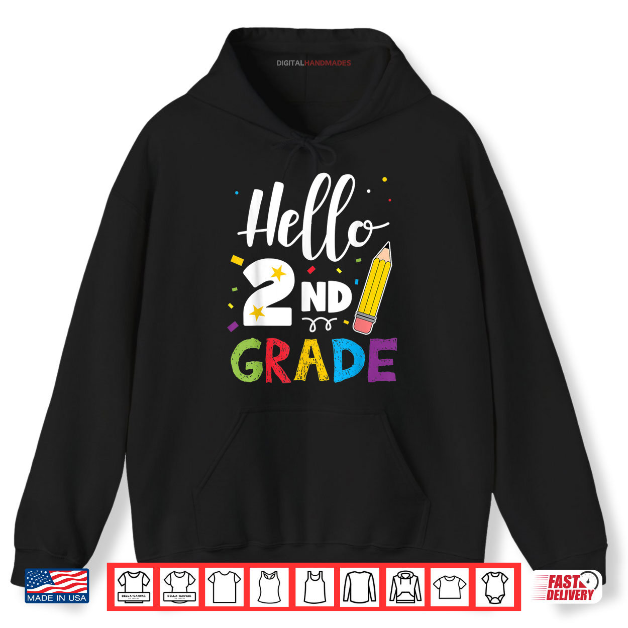 Hello 2nd Grade Back To School Teachers Shirt Hello 2nd Grade Back To School Teachers Shirt