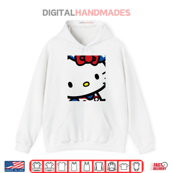 Hoodie Hello Kitty American 4th of July Shirt