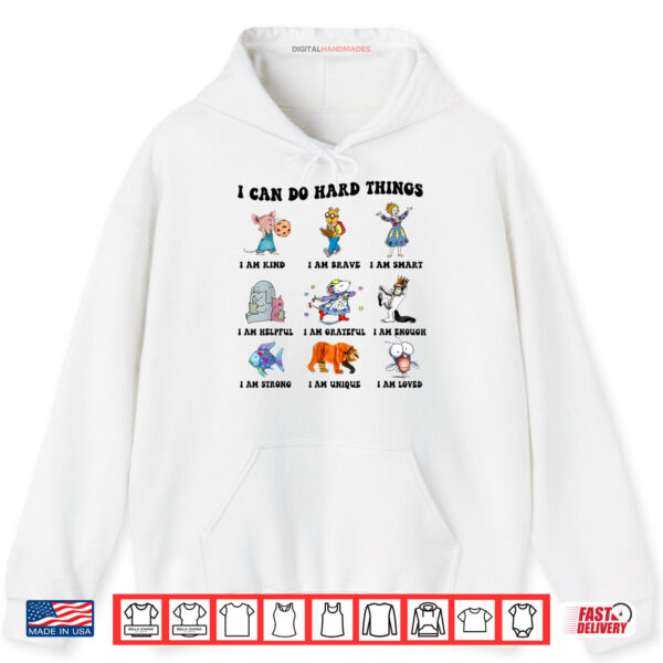 Hoodie I Can Do Hard Things Teacher Back to School Childrens Book Shirt