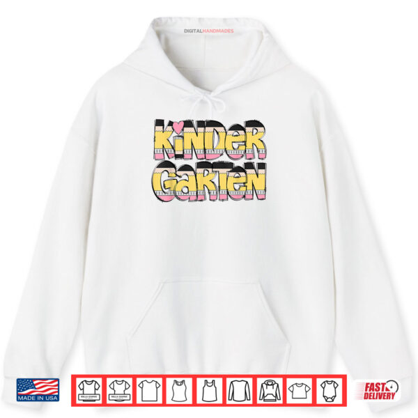 Hoodie Kindergarten Pencil First Day Of School Teacher Shirt
