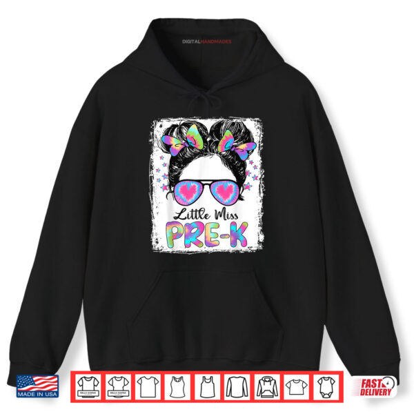 Hoodie Little Miss Pre K Girl Back To School Pre Kindergarten Shirt
