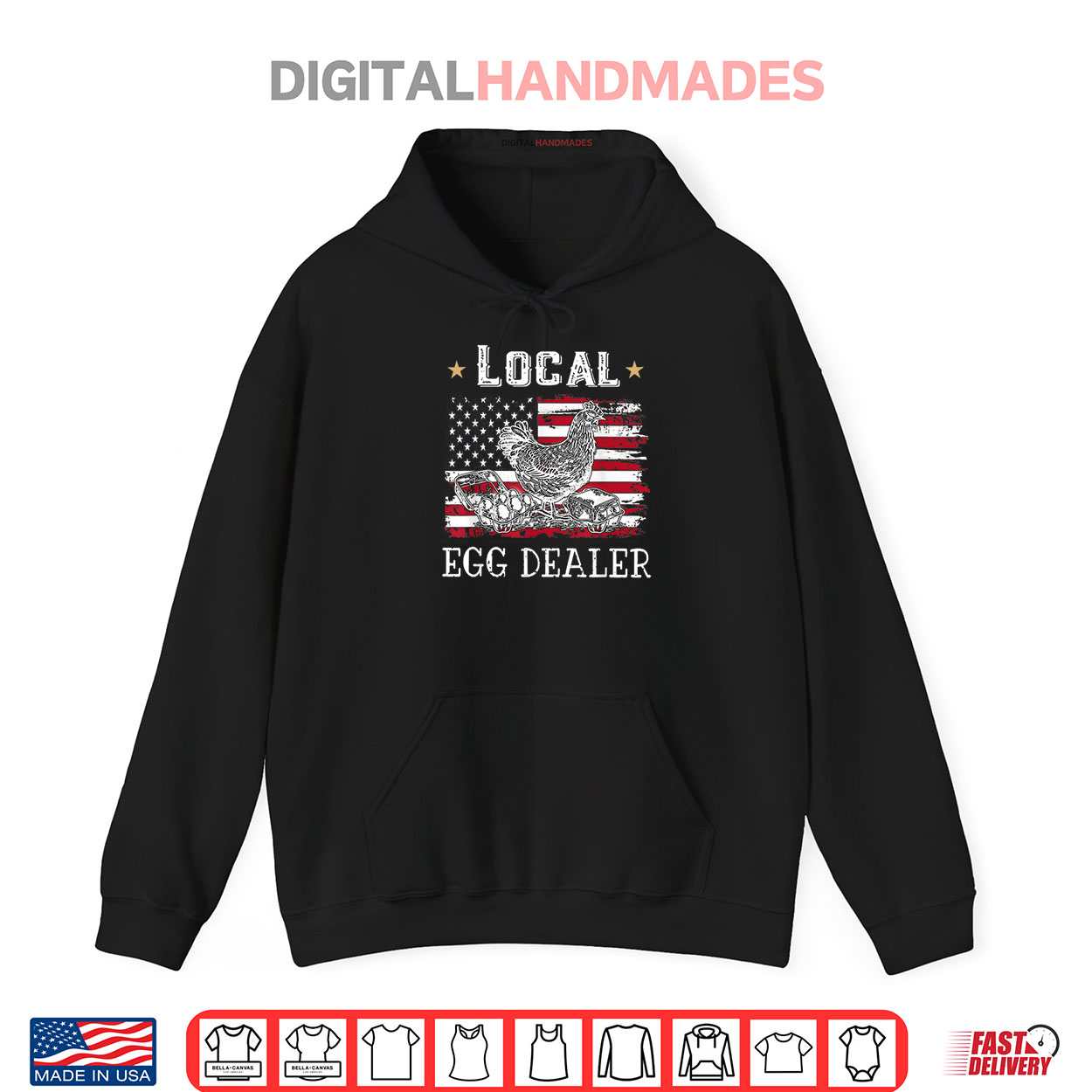 Local Egg Dealer Funny American Flag Chicken Lover Farmer Shirt Local Egg Dealer Funny American Flag Chicken Lover Farmer Shirt