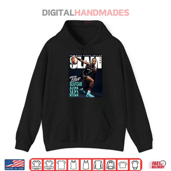 Natasha Cloud New York Liberty Seafoam Skies Magazine SLAM 256 Cover 2025 WNBA Season Shirt 2 Hoodie Natasha Cloud New York Liberty Seafoam Skies Magazine SLAM 256 Cover 2025 WNBA Season Shirt