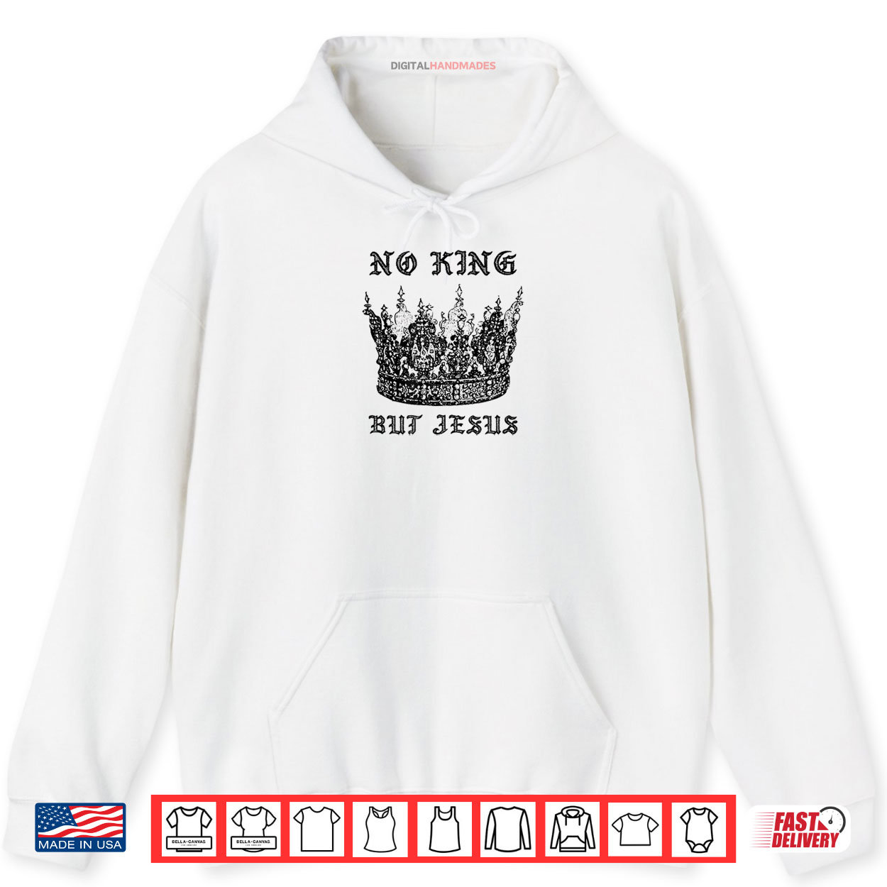 No King But Jesus Christmas Worship Shirt No King But Jesus Christmas Worship Shirt