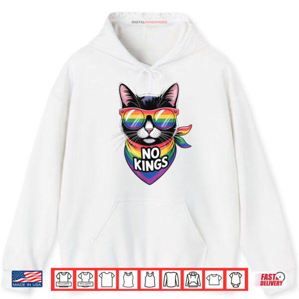 Hoodie No Kings Pride Cat Shirt 1