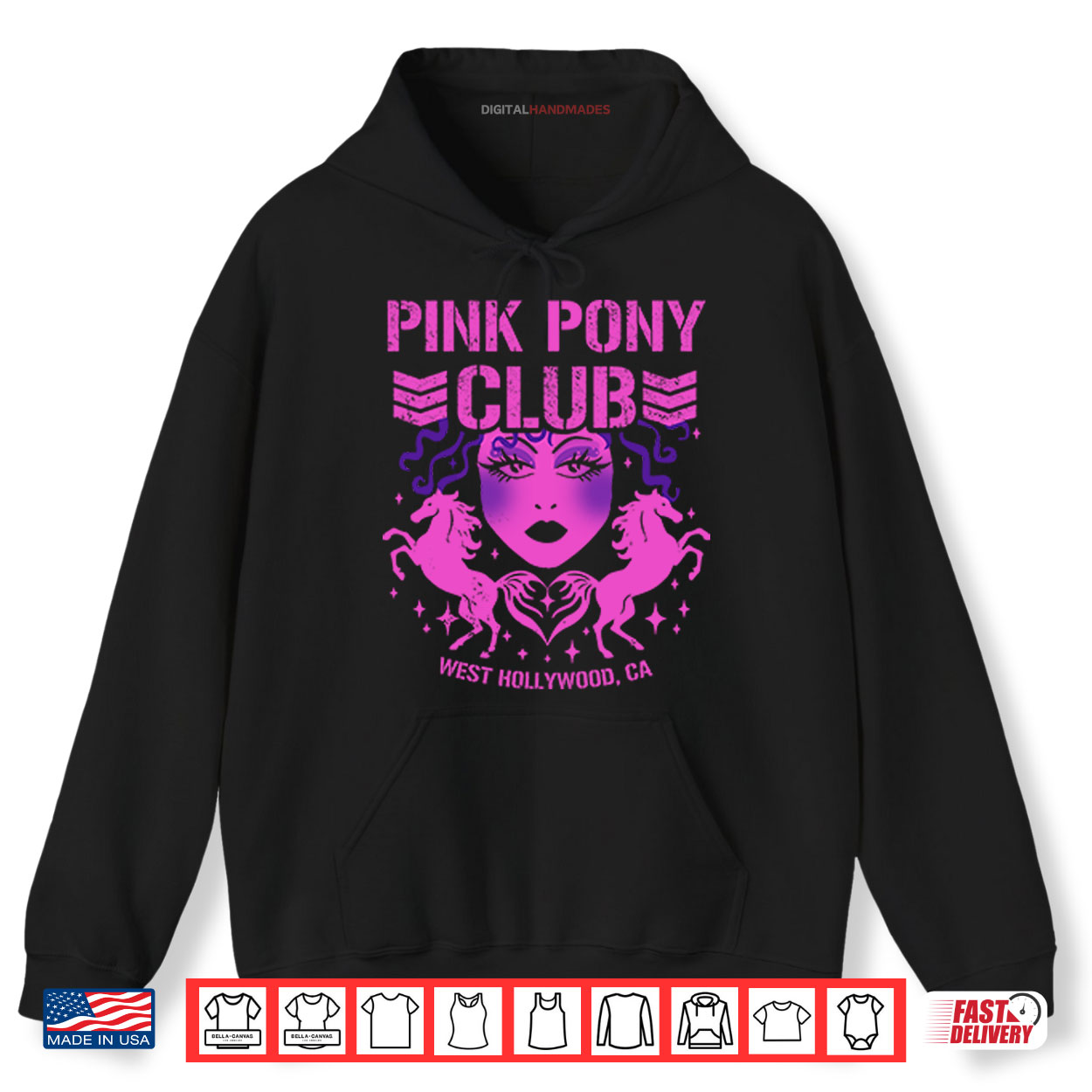 Pink Pony Club West Hollywood CA Shirt Pink Pony Club West Hollywood CA Shirt