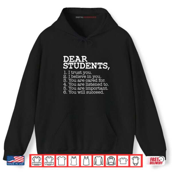 School Counselor Awesome Dear Students Shirt 2 Hoodie School Counselor Awesome Dear Students Shirt