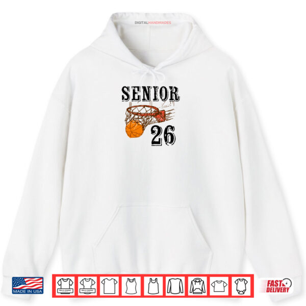 Hoodie Senior 2026 Basketball Back To School Graduation Shirt