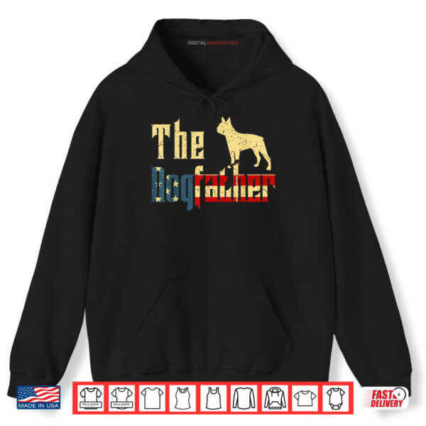 Hoodie The Dogfather Dog Dad 4th of July Shirt digitalhandmades