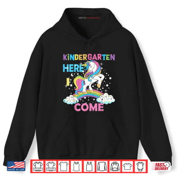 Unicorn Kindergarten Here I come School Kindergarten Shirt 2 Hoodie Unicorn Kindergarten Here I come School Kindergarten Shirt