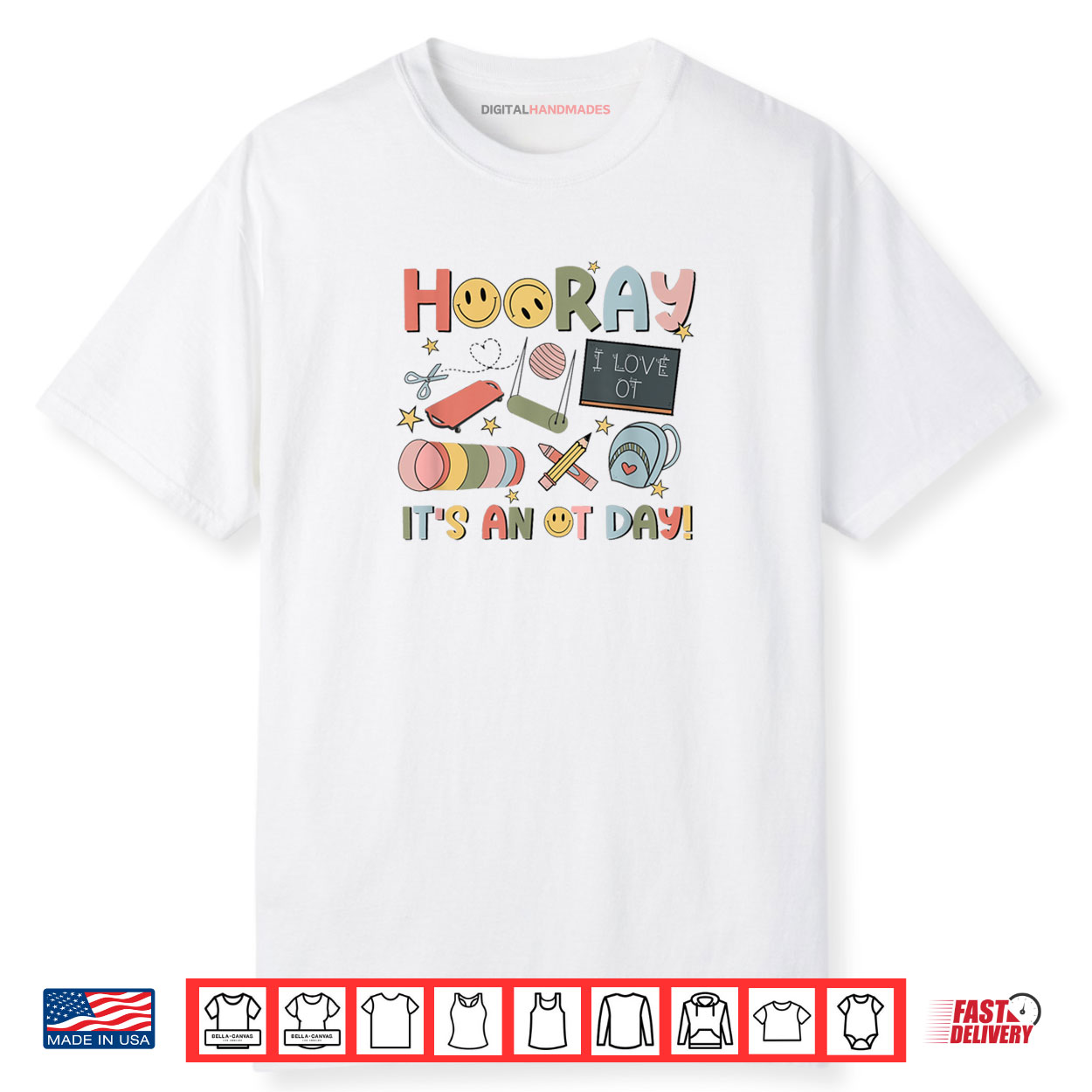 Hooray It’s An OT Day Occupational Therapy Back to School Shirt Hooray It’s An OT Day Occupational Therapy Back to School Shirt