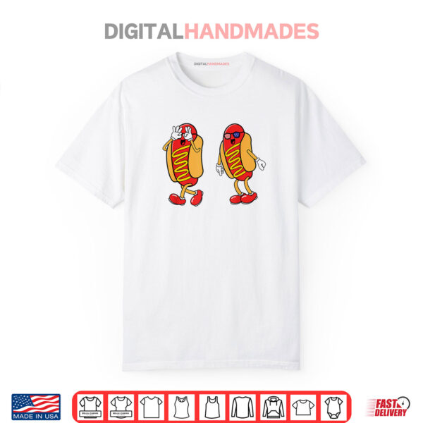 Hot Dog Griddy Dance Hotdog 4th of July Shirt