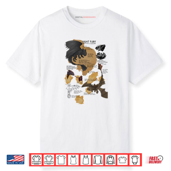 How To Train Your Dragon Night Fury Toothless Shirt