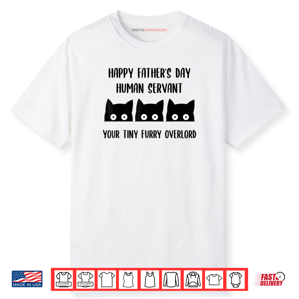 Human Servant Your Tiny Furry Overlord Father’s Day Shirt Human Servant Your Tiny Furry Overlord Father’s Day Shirt