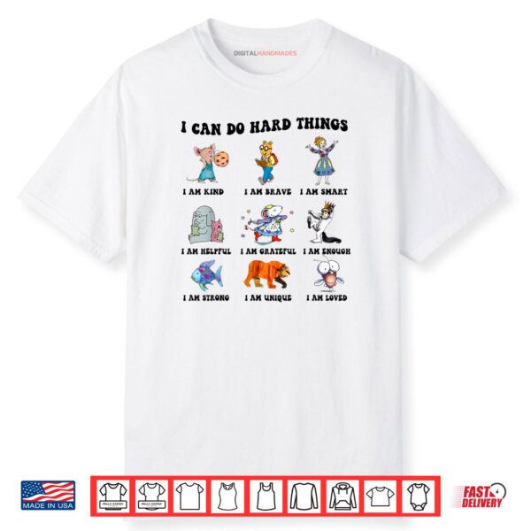 I Can Do Hard Things Teacher Back to School Children’s Book Shirt