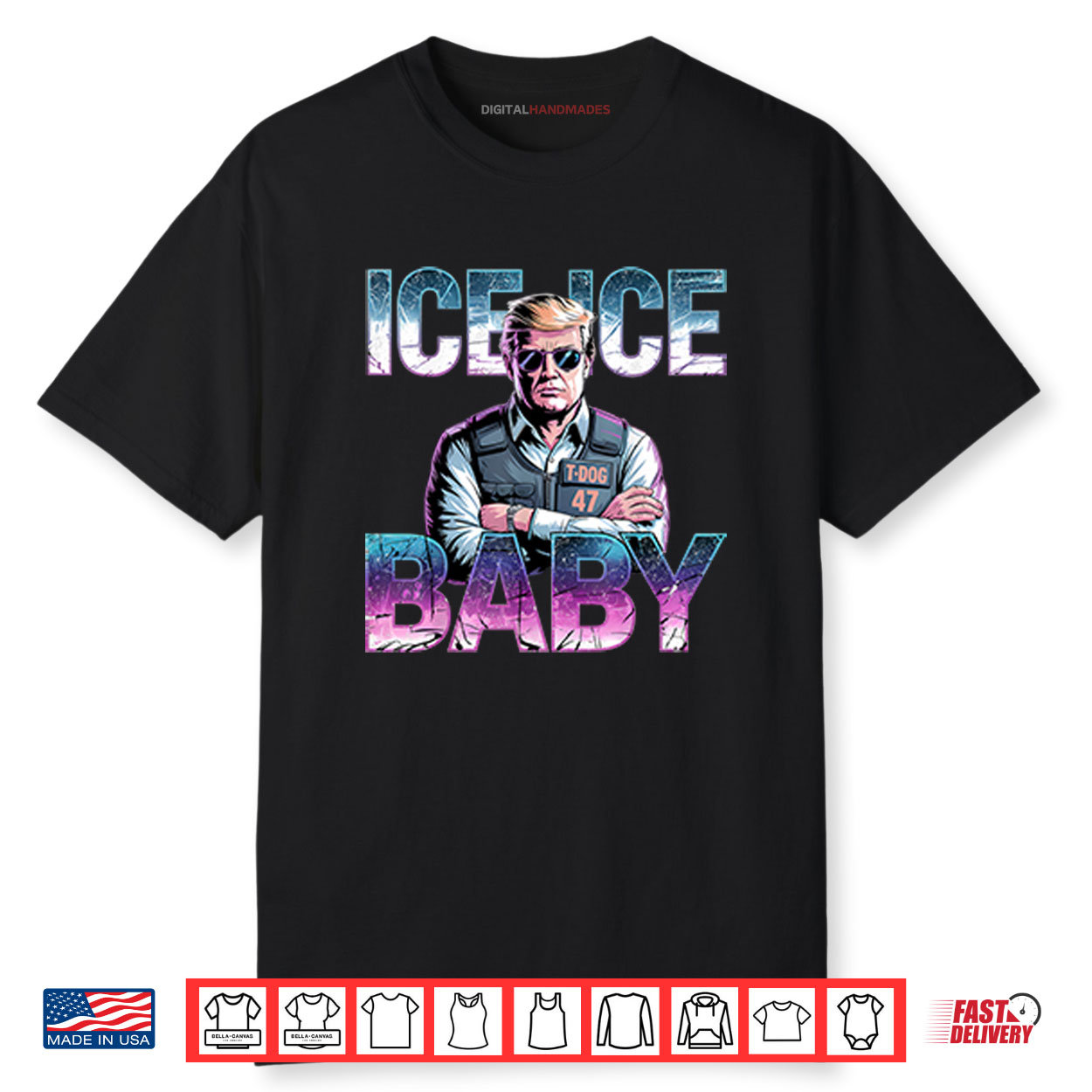 Ice Ice Baby Funny Trump Shirt