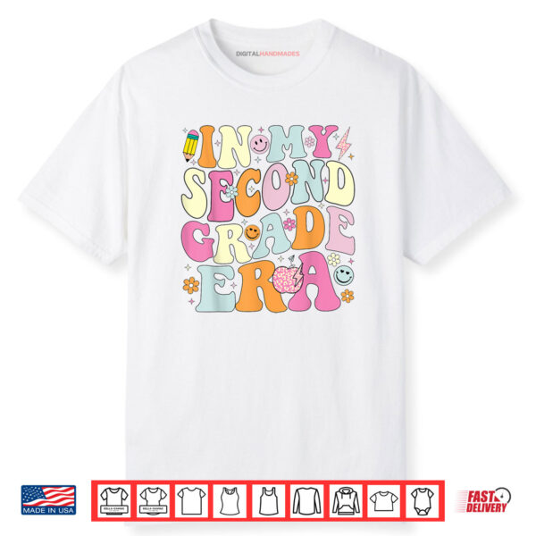 In My Second Grade Era 2nd Grade Girl Teacher Back to School Shirt