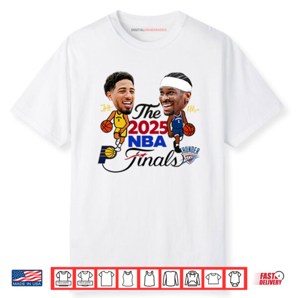 Indiana Pacers Vs Oklahoma City Thunder The 2025 NBA Finals Signature Shirt