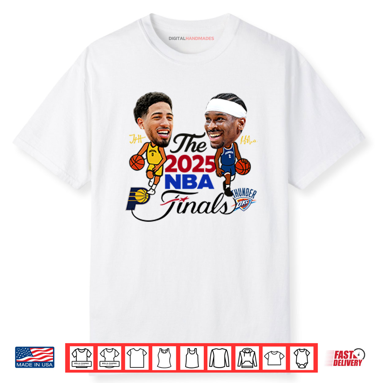 Indiana Pacers Vs Oklahoma City Thunder The 2025 NBA Finals Signature Shirt Indiana Pacers Vs Oklahoma City Thunder The 2025 NBA Finals Signature Shirt