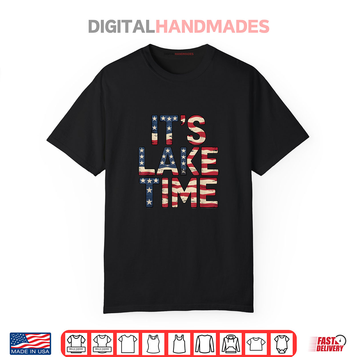 It’s Lake Time Patriotic American Flag USA 4th of July Shirt It’s Lake Time Patriotic American Flag USA 4th of July Shirt