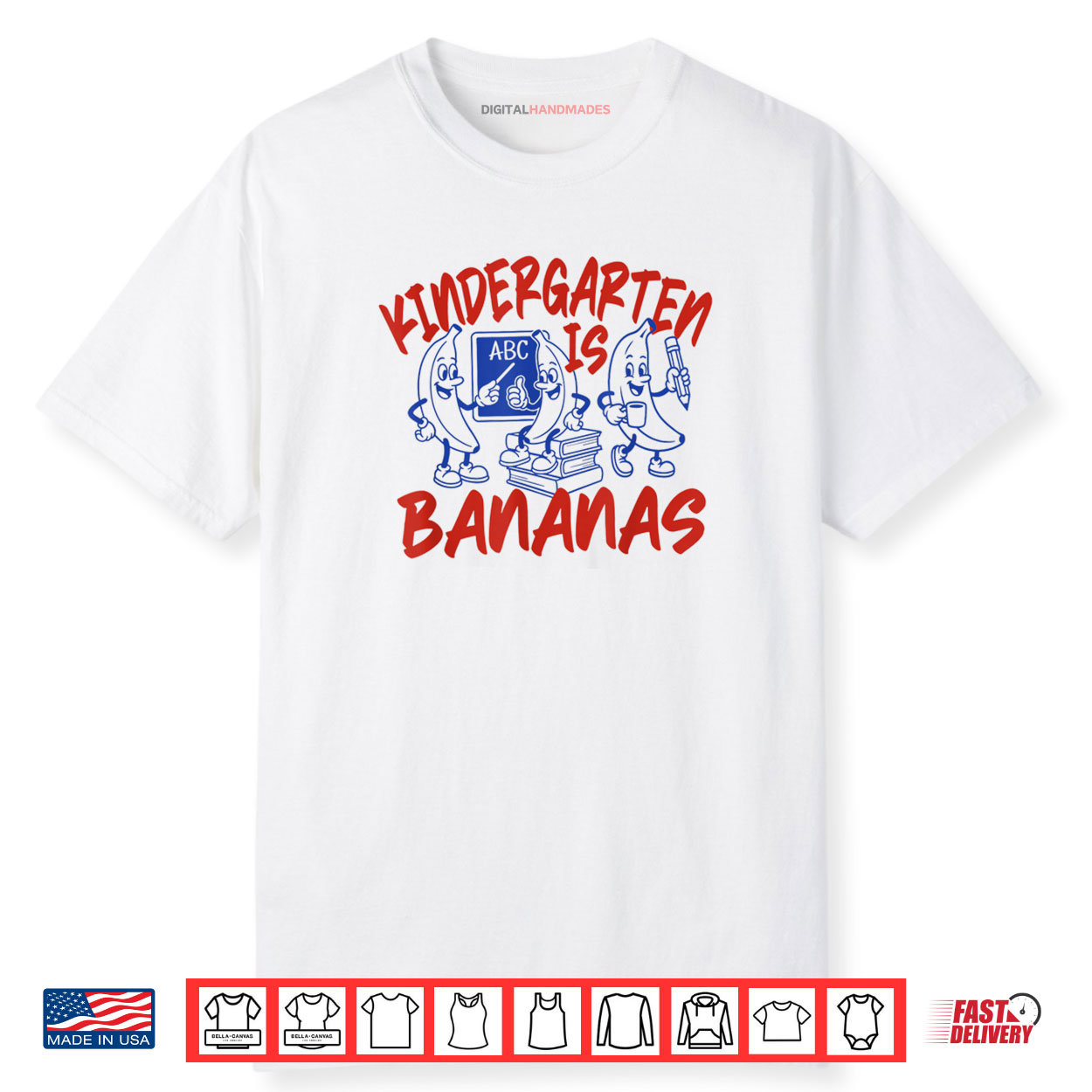 Kindergarten Is Bananas Teacher Back To School Shirt